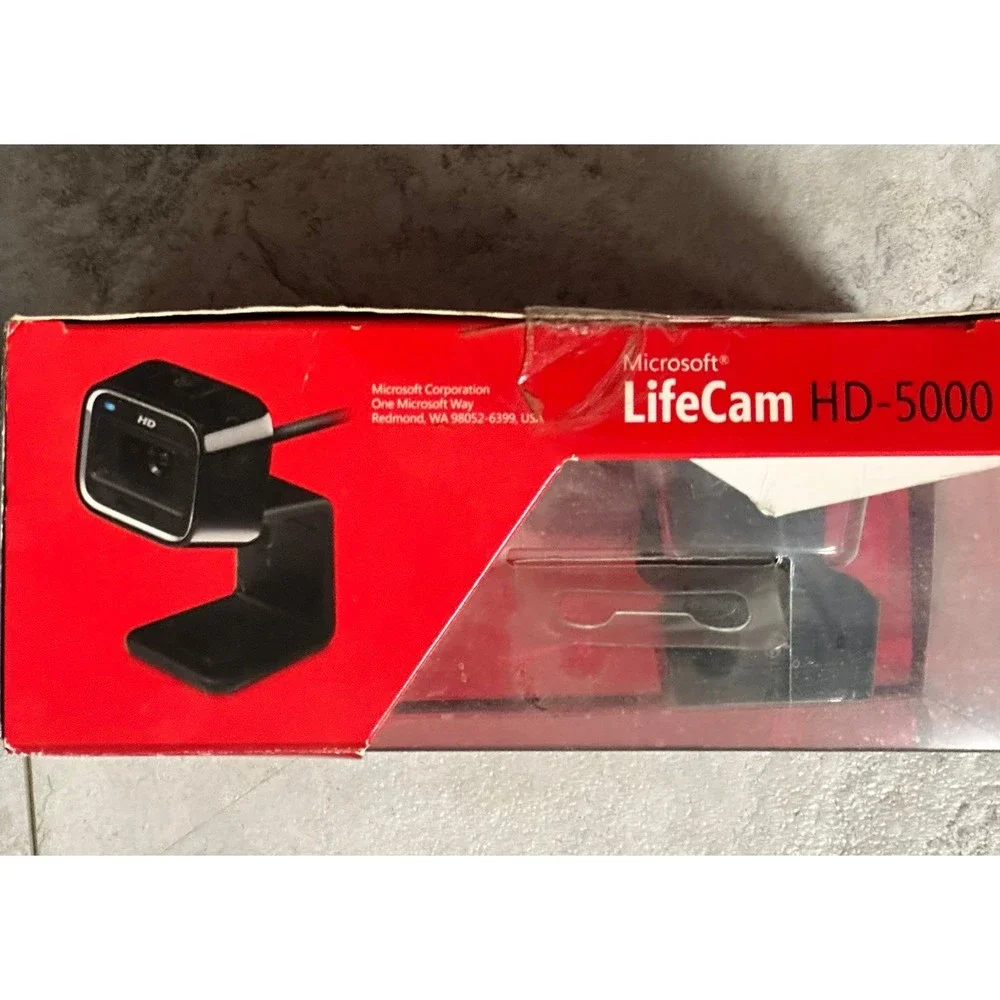 Microsoft LifeCam HD 5000 720p HD webcam -Black NOS